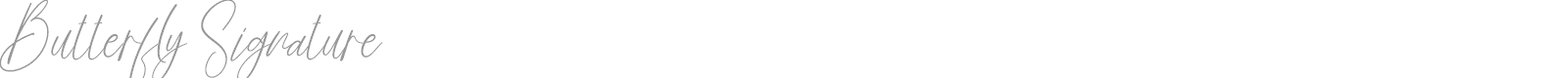 Butterfly Signature font preview